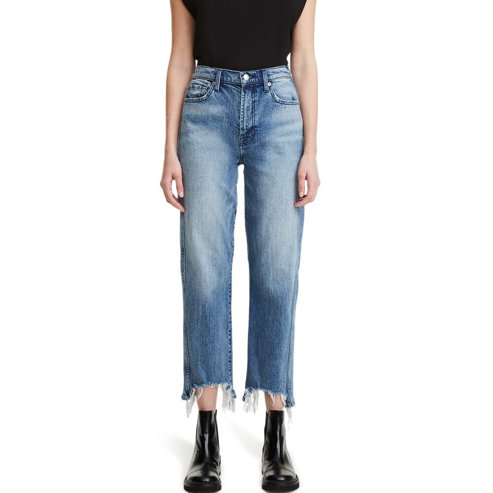 NWT 7 for All Mankind High Waist Cropped